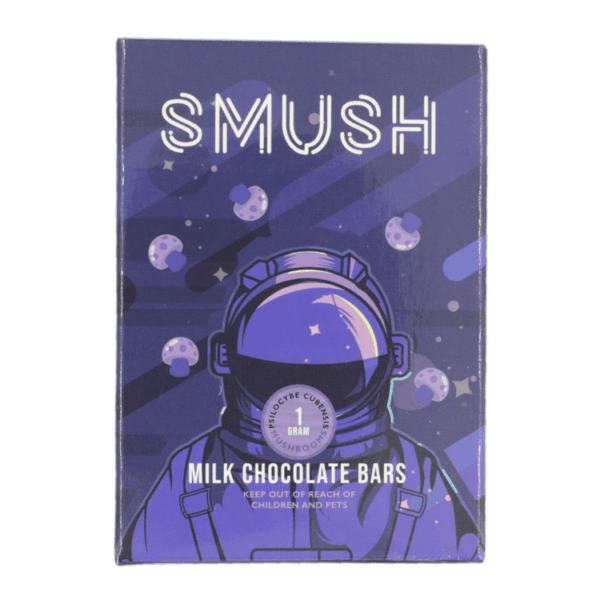 SMUSH - Milk Chocolate Bar | Magic Mushrooms Quebec Canada