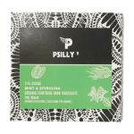 Psilly - Dark Chocolate Bar - Mint & Spirulina | Magic Mushrooms Quebec Canada
