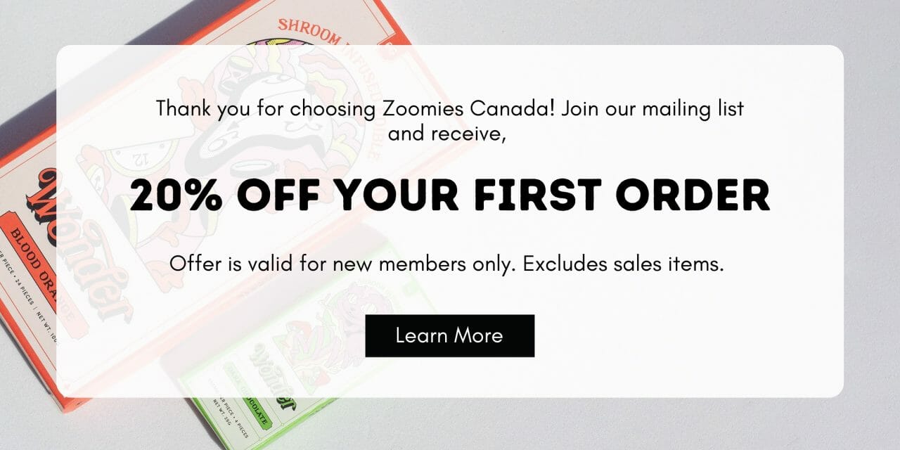 20% OFF FIRST ORDER | Magic Mushrooms Quebec Canada