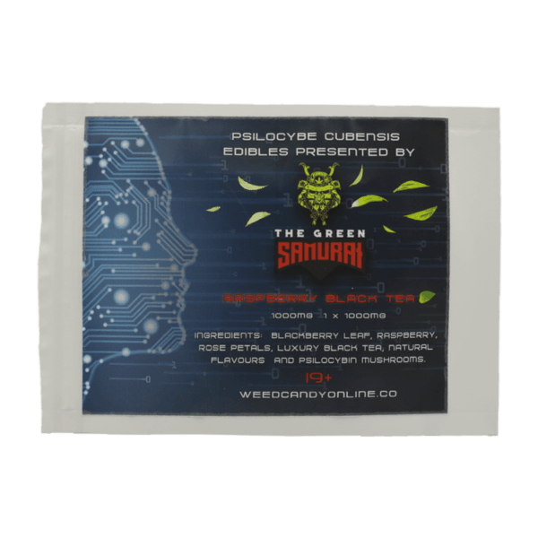 The Green Samurai - Raspberry Black Tea - 1000mg | Magic Mushrooms Quebec Canada