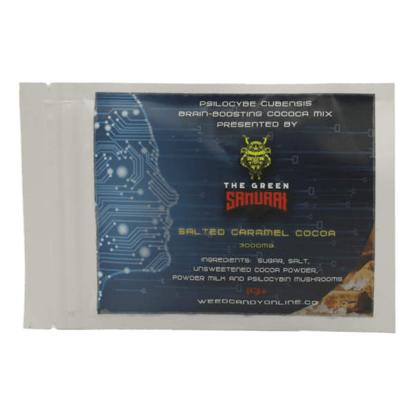 The Green Samurai - Salted Caramel Cocoa - 1g or 3g | Magic Mushrooms Quebec Canada
