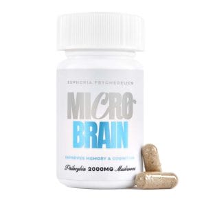 Euphoria Psychedelics – Micro Brain Capsules - (100mg X 20 Capsules) | Magic Mushrooms Quebec Canada