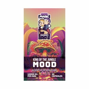 Super Magic Mushroom Bro’s - King of the Jungle MOOD - 400MG Capsules | Magic Mushrooms Quebec Canada
